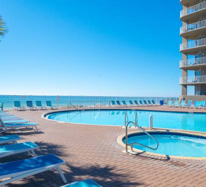 Beach? Or two huge beachfront pools - you decide!