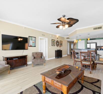 Lots of seating in the living room