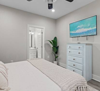 Bedroom #4: King Suite (Second Floor)