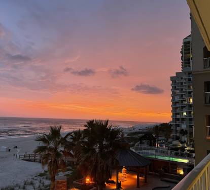 EVENING VIEW LOOKING WEST