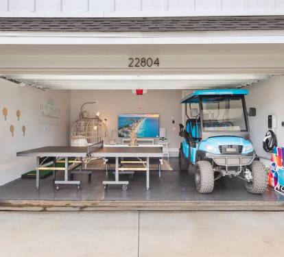 ? "My kids LOVED the garage. They enjoyed playing ping pong, putt putt, & games on the PS5."