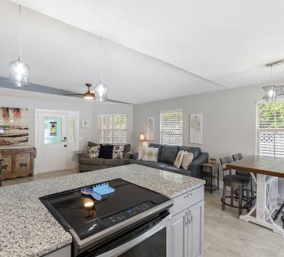 Kitchen/Dining/Living Area