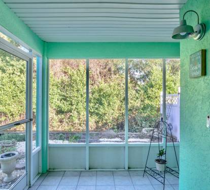 Screened porch