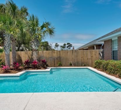 large private pool!  pool size 20 x 21 - 3 - 5 ft deep
