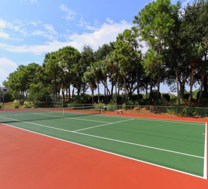 Tennis courts - basketball and shuffleboard too