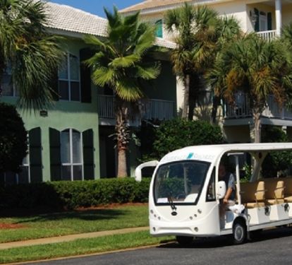 Free SHUTTLE is offered seasonally to bring you to the beach pavilion as an added feature for our guests
