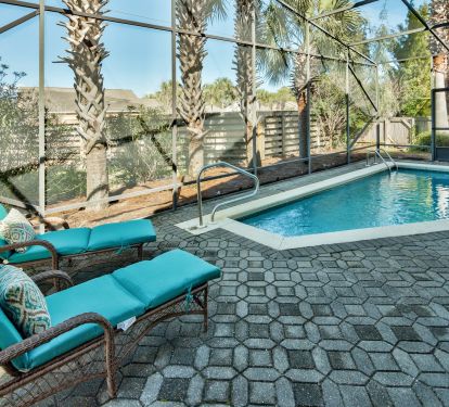 Private optionally heated pool.