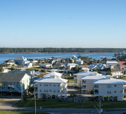 North side view from the front of the condo... the beautiful Bay! (Direct Ocean view on the South side)