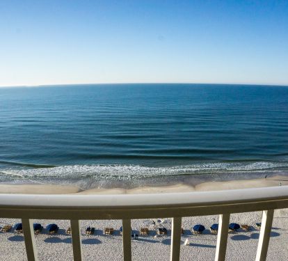 Spectacular view from the balcony!