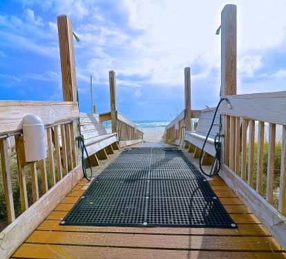 Walkway To The Beach