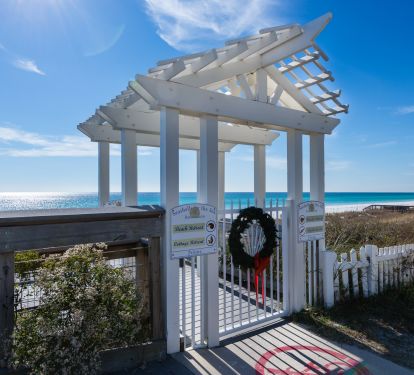 One of our gated beach access 
