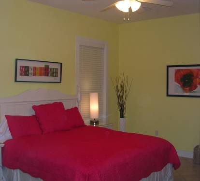 First Floor Guest Bedroom w/ king bed and attached bath