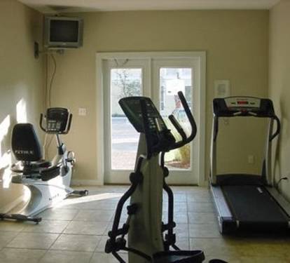 The work out room in the club house