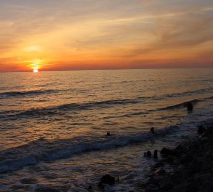 Sunsets are spectacular from Barrier Dunes