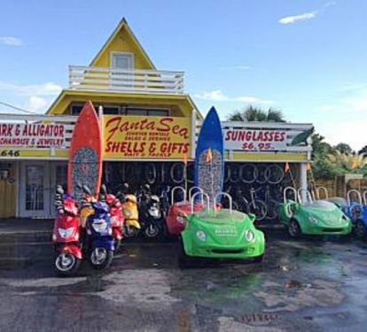 Fanta Sea Scooter and Bike Rentals. 1646 Scenic Gulf Drive 850-654-7772   1/2 miles West of Surfside Resort