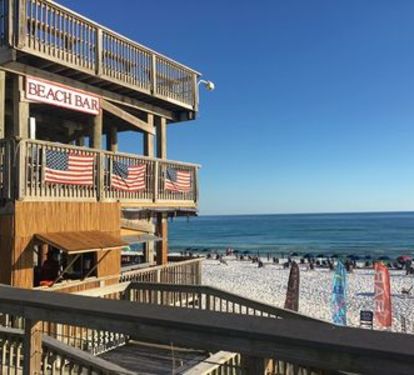 Fun Beach Bar on the 1st floor of the Beach Tower only one in Destin!  Have a beverage and enjoy the view.