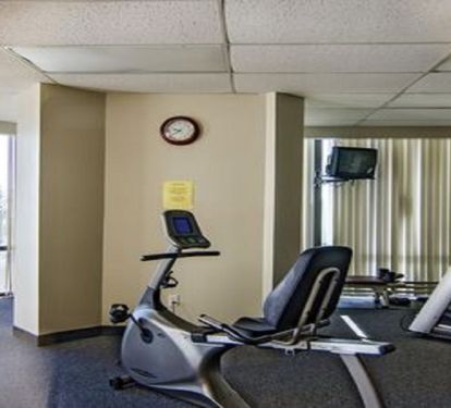 Fitness Center located on the 1st floor. Room key card needed to access entrance.