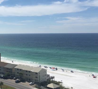 Spectacular unobstructed view of the beach and ocean!