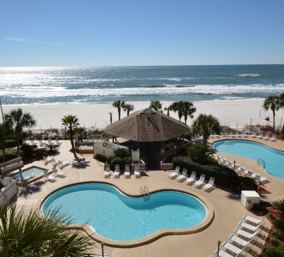 View from our Balcony
