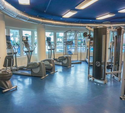 On site workout facility.