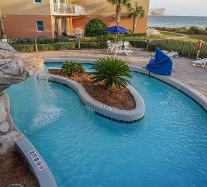 Lazy river ride.