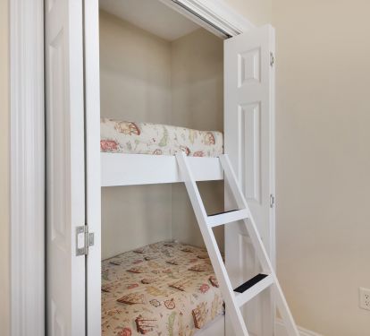 Children love the separate build-in bunk beds which are also large enough for 6 ft adults too!