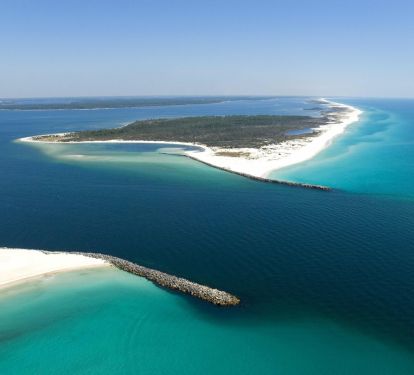 Rent a pontoon boat to explore Shell Island just across from St. Andrews.  Play on the beaches, swim in the shallow lagoons or watch dolphins play in their natural environment  