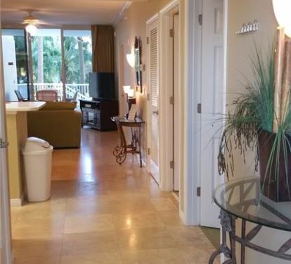 Front entrance / down the hall to bedrooms &amp; living area