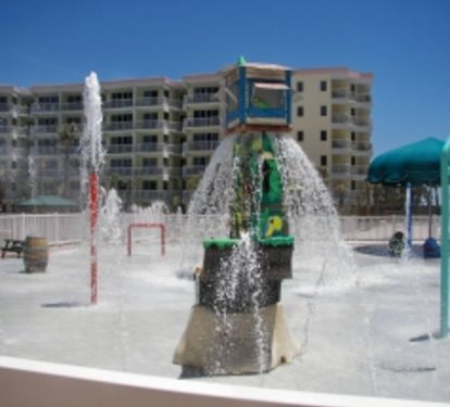 Water park on the gulf side of the resort