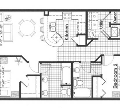 Condo floor plan