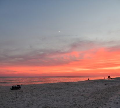View of beach sunset from Perdido Sun Condo 906