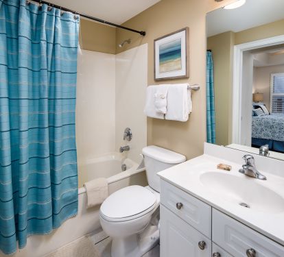 This bathroom can be entered from the 2nd bedroom or from the hallway. 