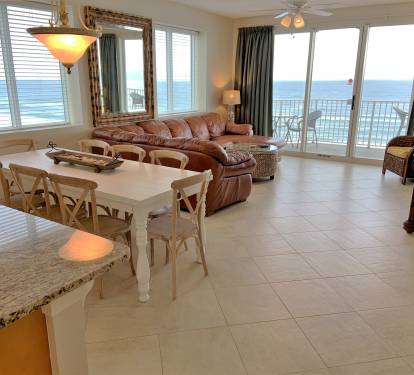 Endless water views from our 7th floor corner of the building location!