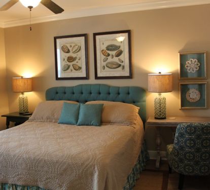 Master bedroom with king sized Serta Perfect Sleeper mattress