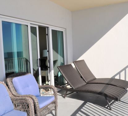 Loungers for extreme relaxing on the balcony!