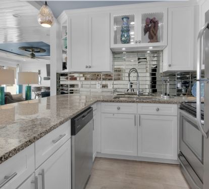 Custom galley for preparing your meals