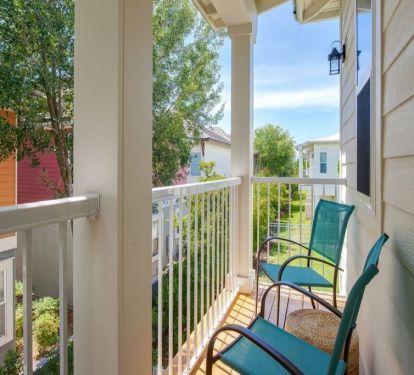 Balcony off master bedroom