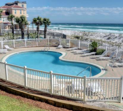 Magnificent views of the gulf from the pool deck