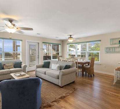 Kitchen/Dining/Living Room are Open Concept