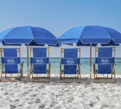 TWO Sets of Beach Service included with all bookings March-November