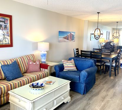 Plenty of comfortable seating and a queen sofa sleeper. 