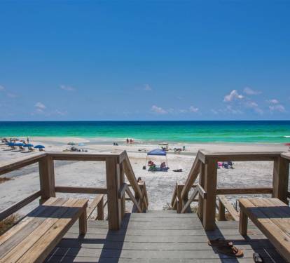 Private beach access