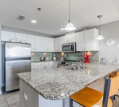 Granite Counter Tops all around.