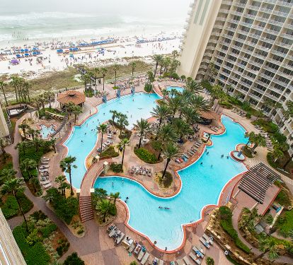 Lagoon style pool
