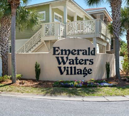Enjoy Blu Palm vacation home in this gated community.