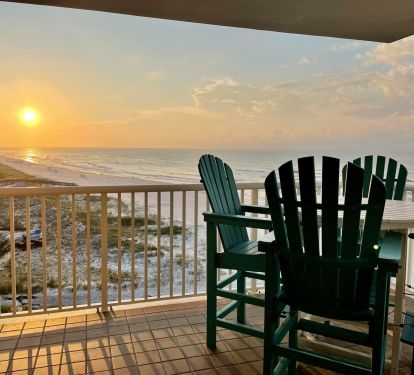 Picture yourself here having coffee at sunrise