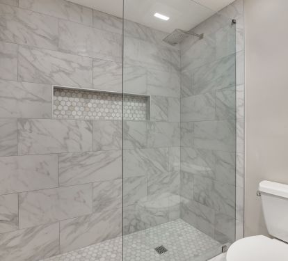 Shared Guest Bathroom with NEW walk-in shower