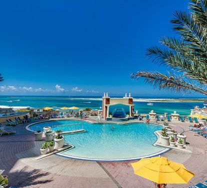 Swimming Pool with View Over Ocean