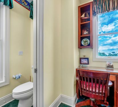 Half Bath Off Kitchen 