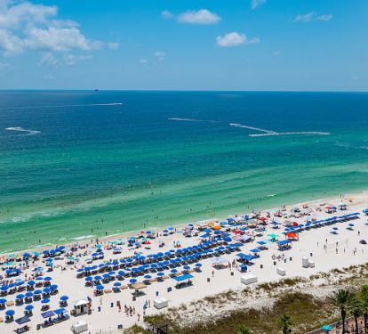 The view from the balcony